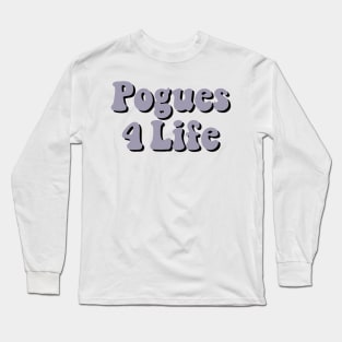 Purple Pogues 4 Life / P4L Long Sleeve T-Shirt